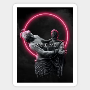 avoid me Sticker